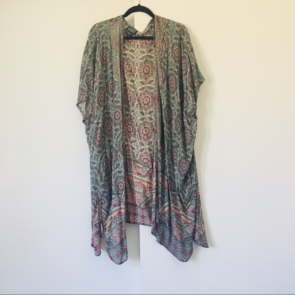 Angie Sweaters - Angie | Multicolored Size Large Boho Kimono